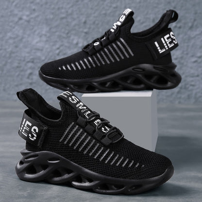 Children's Fashion Sports Shoes Boys Girls Running Outdoor Sneakers Breathable Soft Bottom Kids Lace-up Jogging Shoes The Clothing Company Sydney