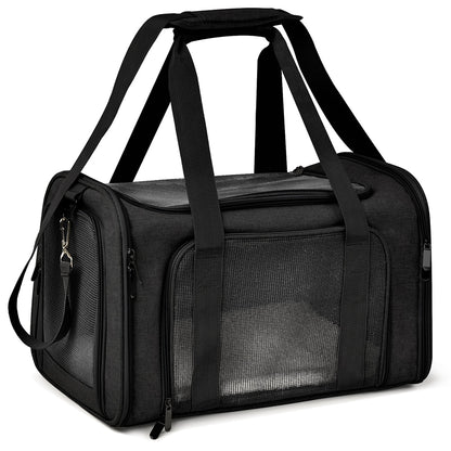 Dog Carrier Bag Soft Side Backpack Cat Pet Carriers Dog Travel Bags Airline Approved Transport For Small Dogs Cats The Clothing Company Sydney