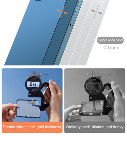 2 Piece Front Tempered Glass + Matte Back Cover For iPhone 12 13 Mini 11 Pro XS Max X XR 360 Full Protection Ultra Thin Shockproof Case The Clothing Company Sydney