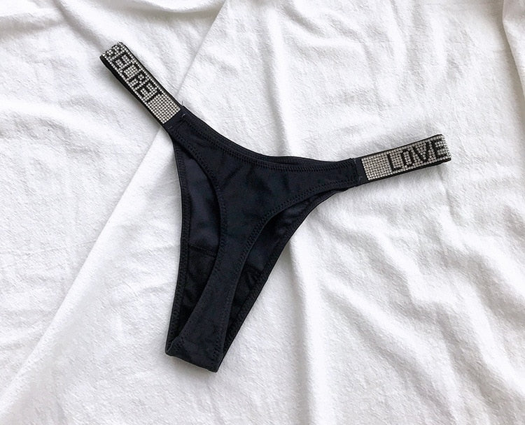 Satin Embroidery G String Thongs Panties  Briefs Low Waist Underwear  Ladies Lingerie The Clothing Company Sydney