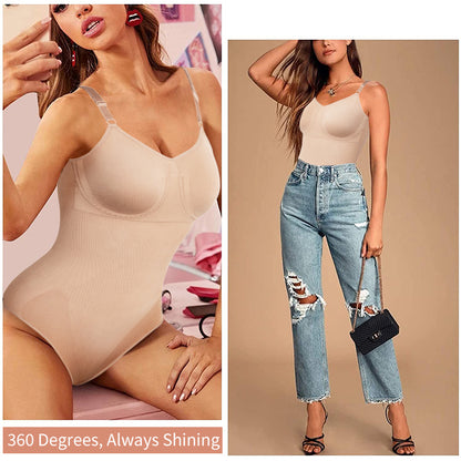 Bodysuit Shapewear Women Full Body Shaper Waist Trainer Stomach Underwear Belt Tummy Control Shaper Trimmer The Clothing Company Sydney