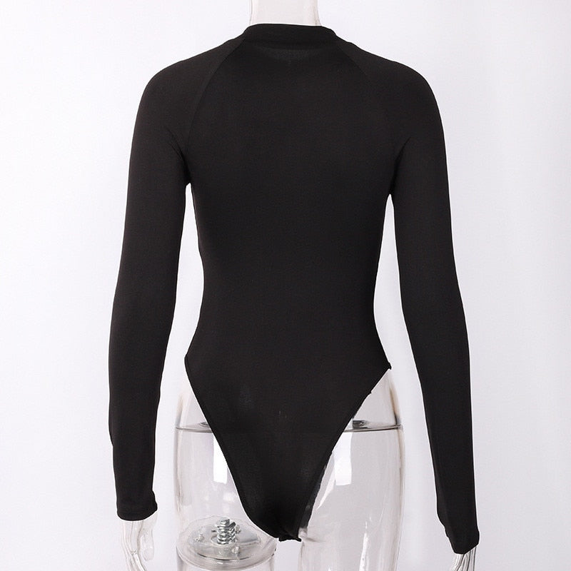 Sheath Velvet Rompers Bodysuit Long Sleeve Regular Zipper Jumpsuits Women Fashion Streetwear Outfits Overalls Bodysuit The Clothing Company Sydney