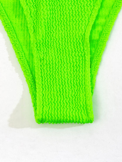 Two Piece Swimsuit Swimwear Solid Bandage Thong Brazilian Bather Micro Bikini Set Beachwear The Clothing Company Sydney