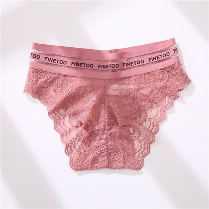 Women's Lingerie Lace Panties Underwear Floral Perspetive Panties Lace Panty Mesh Waist Seamless Briefs The Clothing Company Sydney