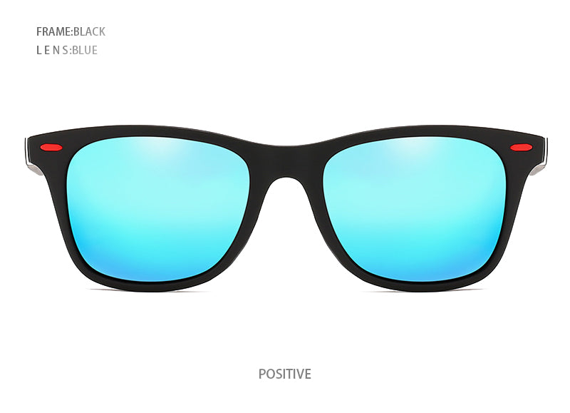 Polarized Sunglasses Men Women Classic Square Plastic Driving Sun Glasses Fashion Black Shades UV400 The Clothing Company Sydney