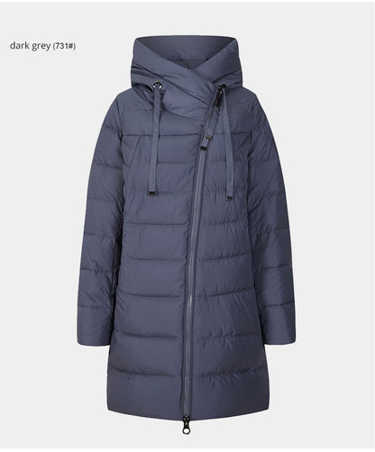 Long Puffer Winter Down Jacket Women's Thick Coat Women Hooded Parka Warm Brand Cotton Blend Jackets The Clothing Company Sydney