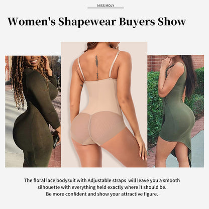 Women Waist Trainer Bodysuit Full Body Shaper Seamless Shapewear Jumpsuits Tummy Control Underwear Butt Lifter Corset The Clothing Company Sydney