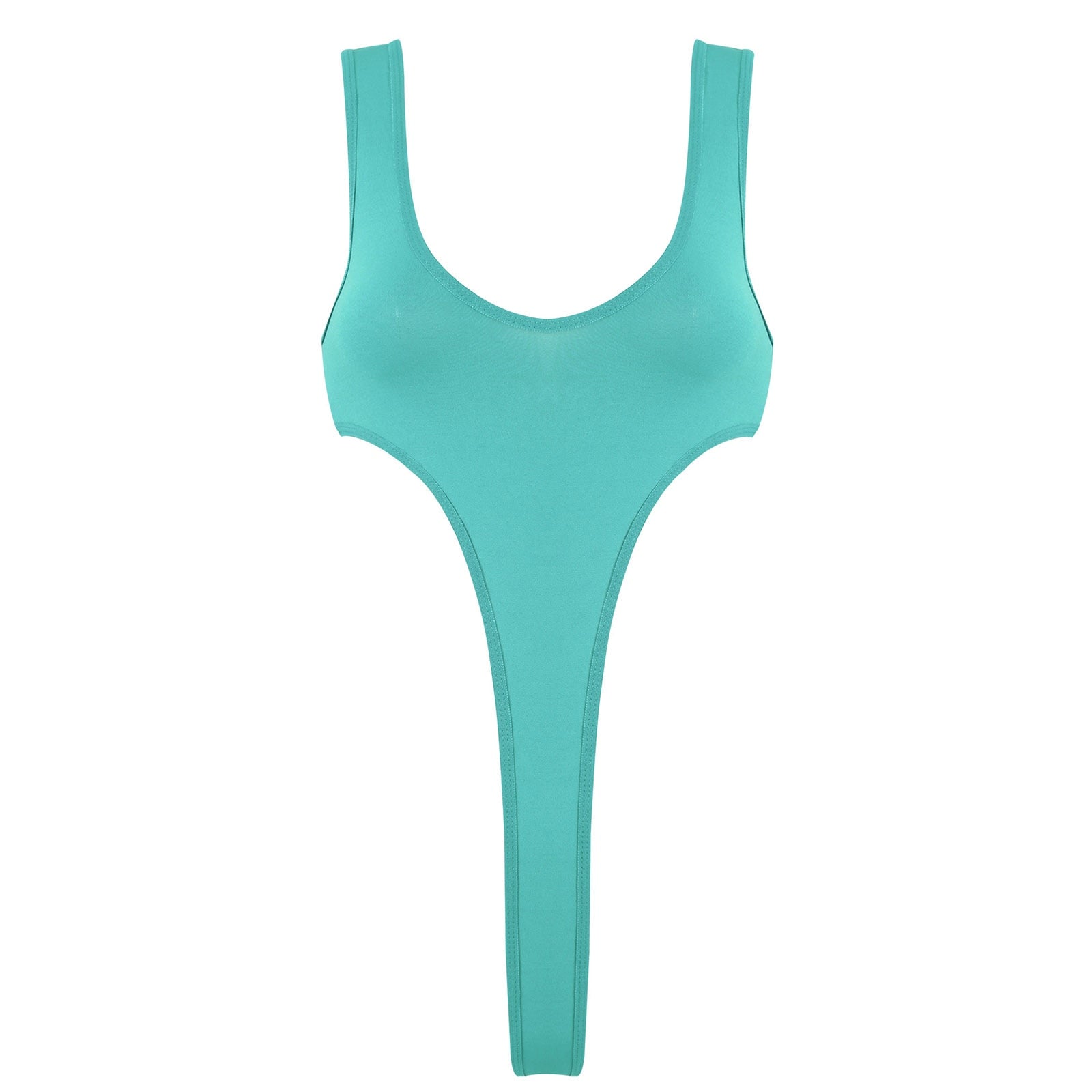 Bodysuit Women Lingerie Exotic One Piece See Through Lingerie Deep V Neck Sleeveless High Cut Thong Leotard Jumpsuit The Clothing Company Sydney