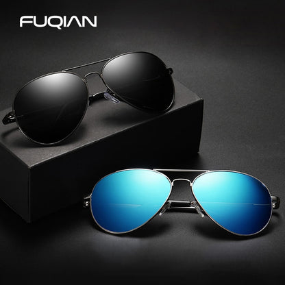 Classic Pilot Polarized Sunglasses Men Fashion Metal Sun Glasses Women Black Driving Eyeglasses Goggle UV400 The Clothing Company Sydney