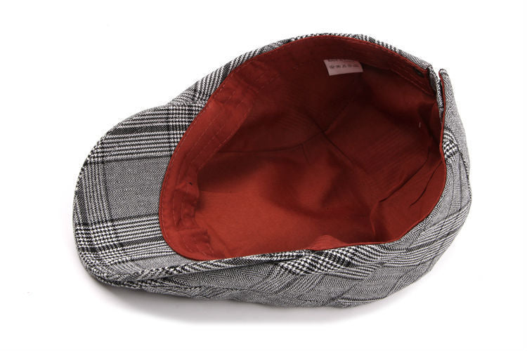 Brand Fashion Summer Sun Hats for Men Women Casual Cotton Beret Caps Adjustable Plaid Flat Newsboy Ivy Cap The Clothing Company Sydney