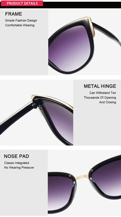 Cateye Women Sunglasses Vintage Anti-glare Sun Glasses Female Fashion Leopard Shades UV400 The Clothing Company Sydney