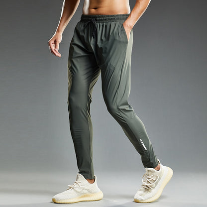 Summer Thin Men's Jogging Sweatpants Elastic Skinny Fit Casual Outdoor Training Fitness Sport Pants Running Trousers The Clothing Company Sydney