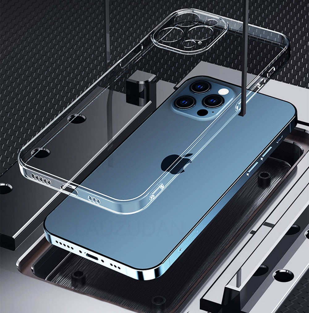 Clear Phone Case For iPhone 11 12 13 14 Pro Silicone Soft Cover For iPhone 12 Mini 13 Pro X XS Max 8 7 6s Plus 5 SE XR Case The Clothing Company Sydney