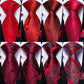 Designer Wedding Men's Tie Red  Solid Striped Paisley Neckties For Men Business Hanky Cufflinks Tie Set The Clothing Company Sydney