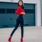 Melody Running Tights Sport Women's Compression Leggings Tights Gym Fitness High Waist Yoga Leggings Pants The Clothing Company Sydney