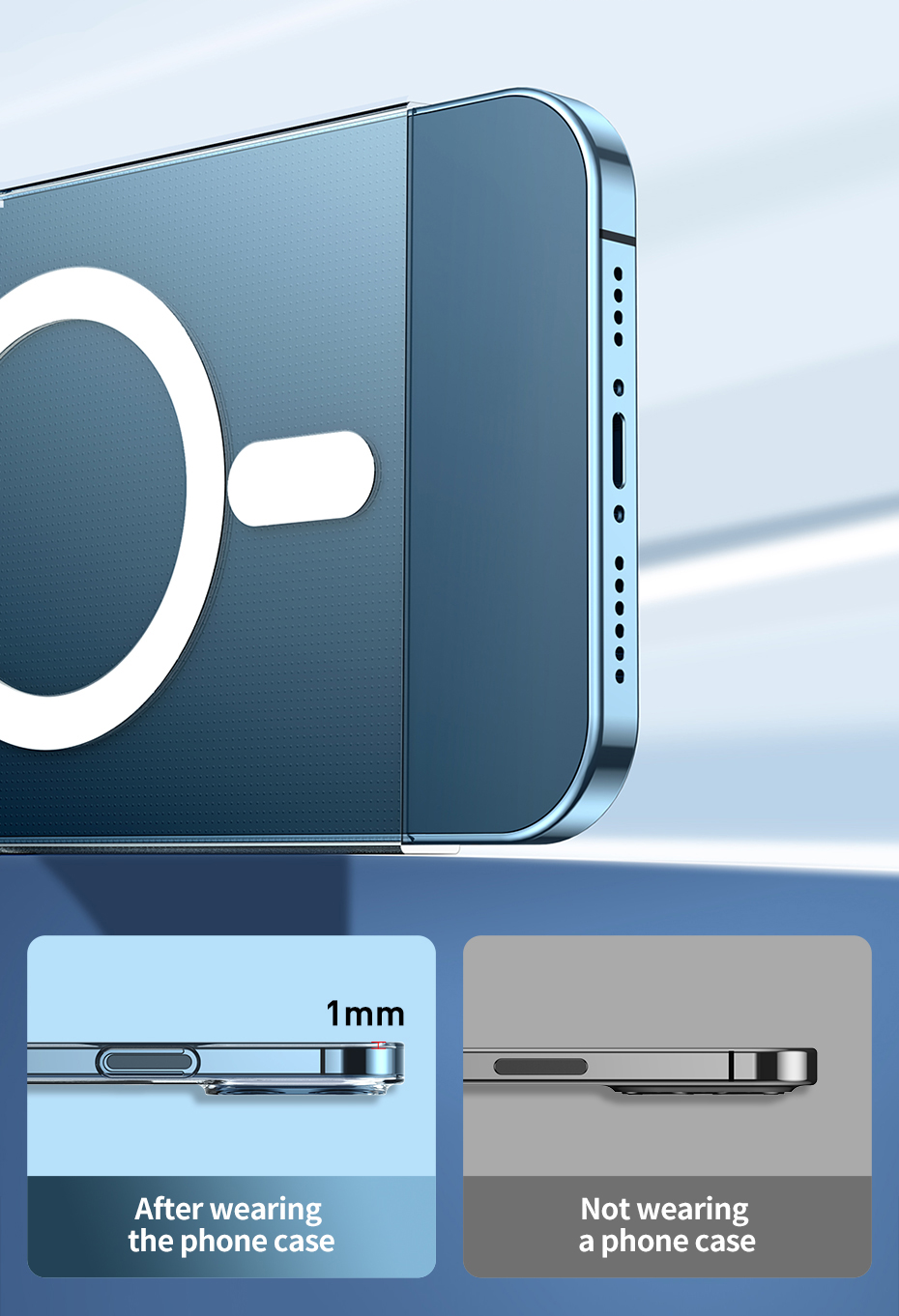 Transparent Magnetic Phone Case for iPhone 13 Pro Max 13pro Wireless Charging Cover iPhone 12 12 Pro Max Magnet Case The Clothing Company Sydney