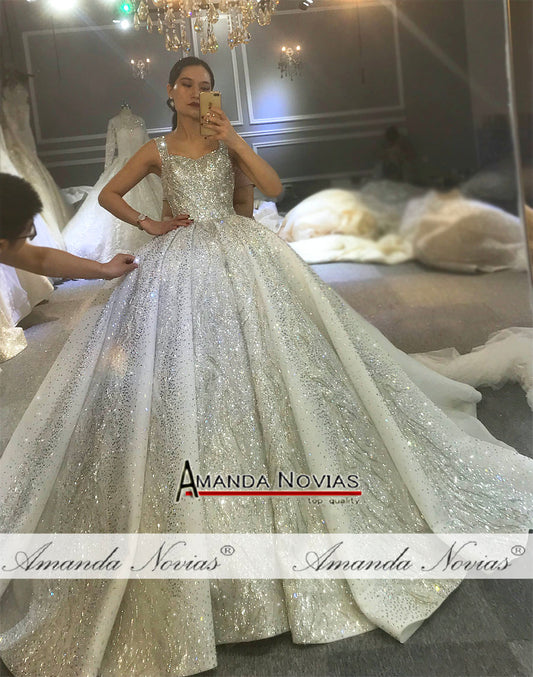 Luxury Heavy Beading Wedding Sparkling Bridal Dress The Clothing Company Sydney