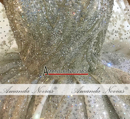 Luxury Heavy Beading Wedding Sparkling Bridal Dress The Clothing Company Sydney