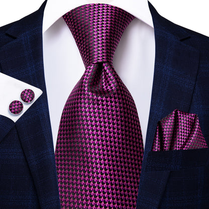 3 Piece 8.5cm Business Solid Paisley 100% Silk Men's Tie Neck Strip Ties for Men Formal Luxury Wedding Neckties Cufflinks Pocket Square The Clothing Company Sydney