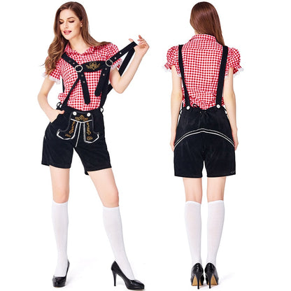 Ladies Okotberfest Costume Lederhosen Suspender Germany Bavaria Traditional Festival Beer Party Fantasy Fancy Dress The Clothing Company Sydney
