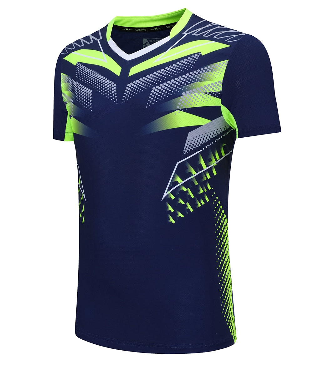 Badminton Volleyball Sportswear Golf Tennis shirt Men sports Table Tennis Shirts tennis clothes Quick dry Running Exercise training shirt The Clothing Company Sydney