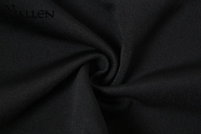 Autumn Fashion Casual Slim Solid Removable Sleeves Halter T Shirt For Women's New Streetwear Wild Basic Top The Clothing Company Sydney