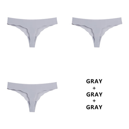 3 pack Seamless Panty Set Underwear Comfort Intimates Fashion Ladies Low-Rise Briefs Panties Lingerie The Clothing Company Sydney