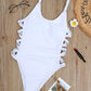 Hollow Out Women Swimwear One Piece Swimsuit High Cut Monokini Bather Rings Bathing Suit Swim Bodysuit Beachwear The Clothing Company Sydney