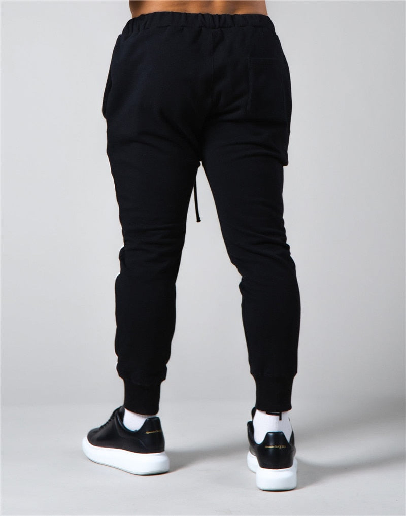 Men's Brand Casual Joggers Sweatpants Gym Running Pants Mens Fitness Bodybuilding Men Jogging Pants Zipper cotton Mix Sweatpants The Clothing Company Sydney