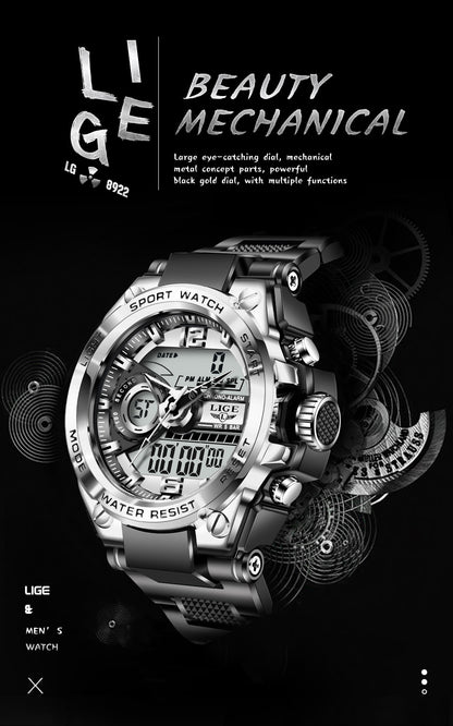 Digital Men Military Watch 50m Waterproof Wristwatch LED Quartz Clock Sport Watch Male Big Watches The Clothing Company Sydney