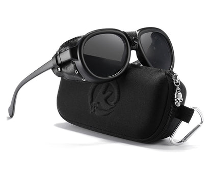 Luxury Steampunk Pilot Sunglasses Men and Women Shield Glasses UV400 Protection The Clothing Company Sydney