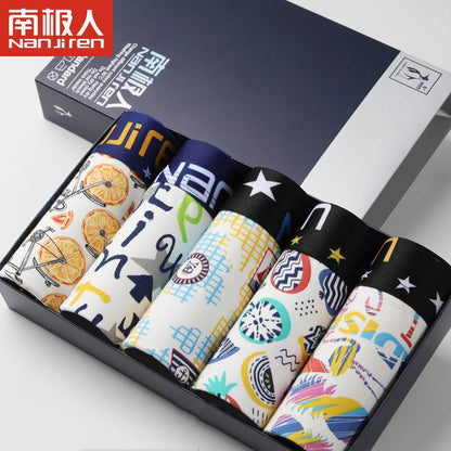 5 Packk Men's Underwear Cotton Boxer Underpants Comfortable Breathable Panties Underwear Boxing Boxershorts The Clothing Company Sydney