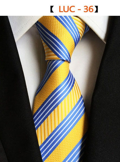 8cm Men's Tie Silk Plaids Floral Luxury Necktie Striped Ties For Men Business Formal Wedding Accessories Tie The Clothing Company Sydney
