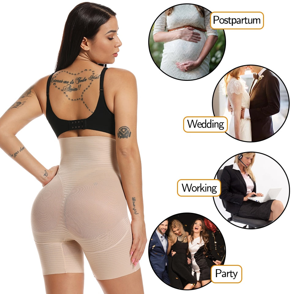 Women's Body Shaper Firm Tummy Control Shorts Under Skirts High Waist Shaping Panties Underwear Waist Cincher Shapewear The Clothing Company Sydney