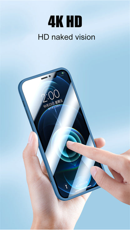 2 Piece Front Tempered Glass + Matte Back Cover For iPhone 12 13 Mini 11 Pro XS Max X XR 360 Full Protection Ultra Thin Shockproof Case The Clothing Company Sydney