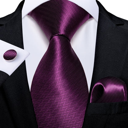 Men Purple Floral Paisley Necktie Business Formal 100% Silk Tie Pocket Square Set For Wedding Party The Clothing Company Sydney
