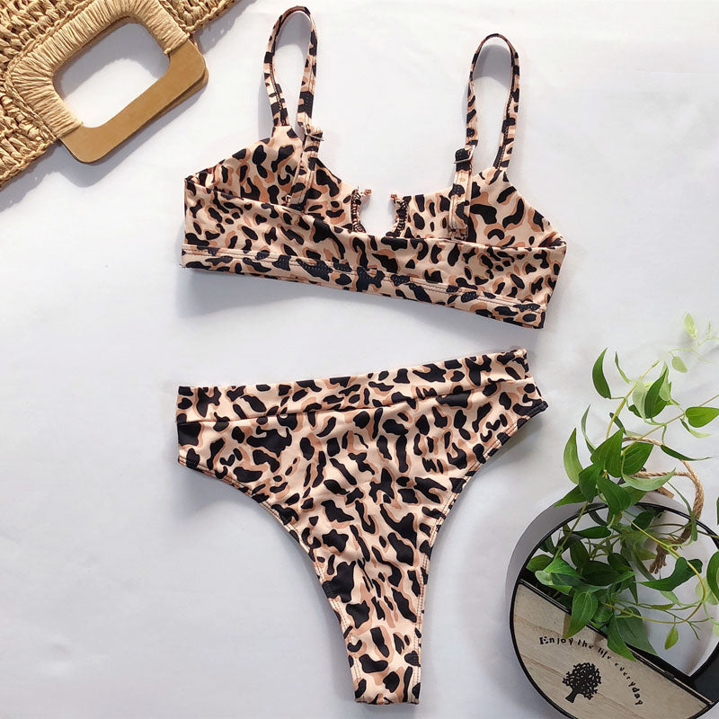 High Waist Bikini Swimsuit Swimwear Bandeau Thong Brazilian Bikini Set The Clothing Company Sydney