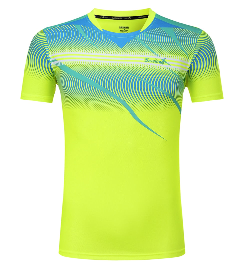 Badminton Volleyball Sportswear Golf Tennis shirt Men sports Table Tennis Shirts tennis clothes Quick dry Running Exercise training shirt The Clothing Company Sydney