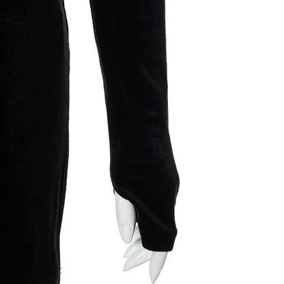 Two Piece Set Women Turtleneck Cut Out Long Sleeve Split Mini Dress+Bandage Lace Up Bra Autumn Goth Y2K Outfit The Clothing Company Sydney