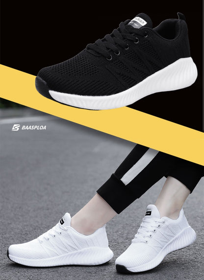 Brand Lace-up Shoes Non-Slip Wear-Resistant Soft Running Shoes Tennis Big Size Breathable Sports Sneakers For Women The Clothing Company Sydney