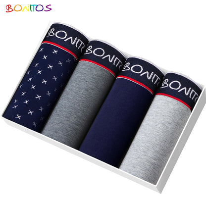 4 Pack Boxer Shorts Men's Panties Underpants Boxershorts Underwear Cotton Mix Trunks Set The Clothing Company Sydney