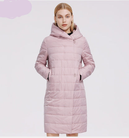 Women's Jacket Windproof Coat Mid Length Reversible Slider Quality Filling Parka The Clothing Company Sydney