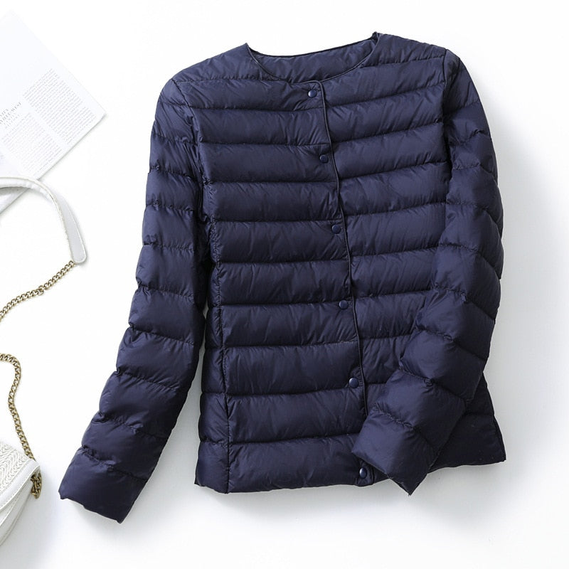 Ultra Light Duck Down Women Matt Fabric Lightweight Coat Warm Windbreaker Parka Women's Down Jackets Plus Coats The Clothing Company Sydney