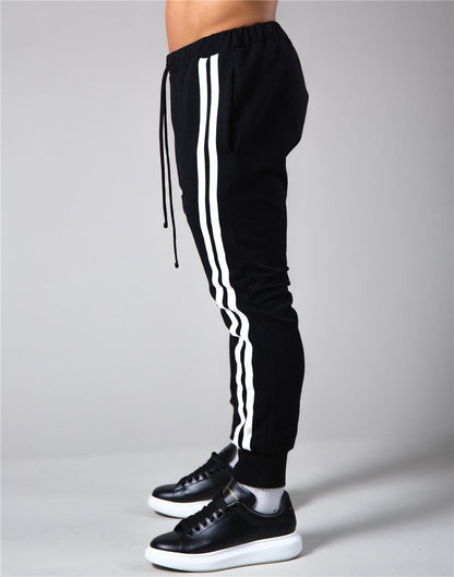 Men's Brand Casual Joggers Sweatpants Gym Running Pants Mens Fitness Bodybuilding Men Jogging Pants Zipper cotton Mix Sweatpants The Clothing Company Sydney