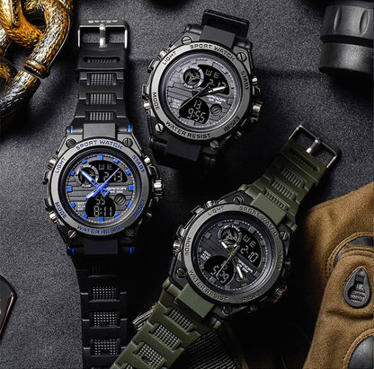 Sanda Military Army Sport Style Wristwatch Dual Display Men's Watch Clothing Company Sydney