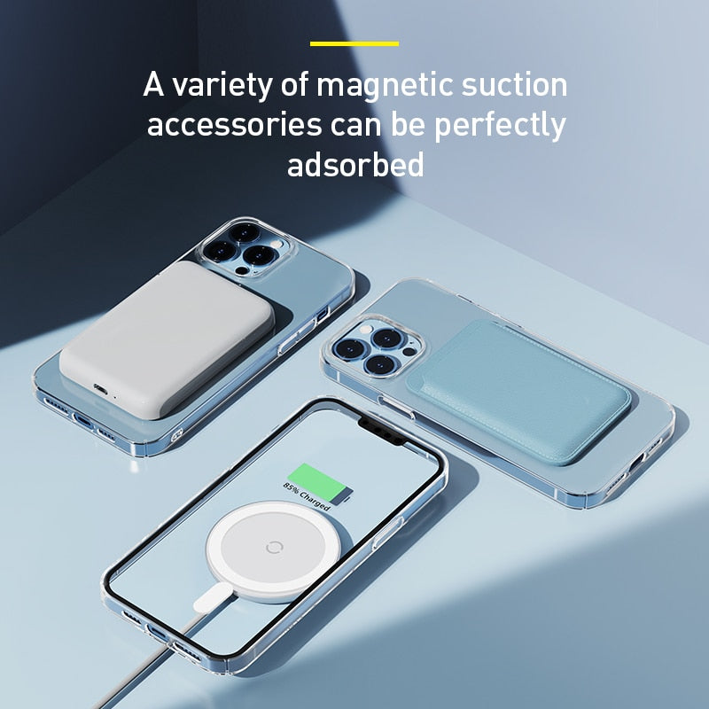 Transparent Magnetic Phone Case for iPhone 13 Pro Max 13pro Wireless Charging Cover iPhone 12 12 Pro Max Magnet Case The Clothing Company Sydney