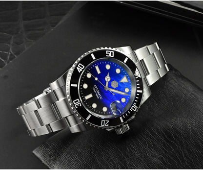 San Martin 40.5mm Water Ghost V3 Sub Diver Luxury Men's NH35 Automatic Mechanical Business Wristwatches Sapphire 20Bar Watch The Clothing Company Sydney