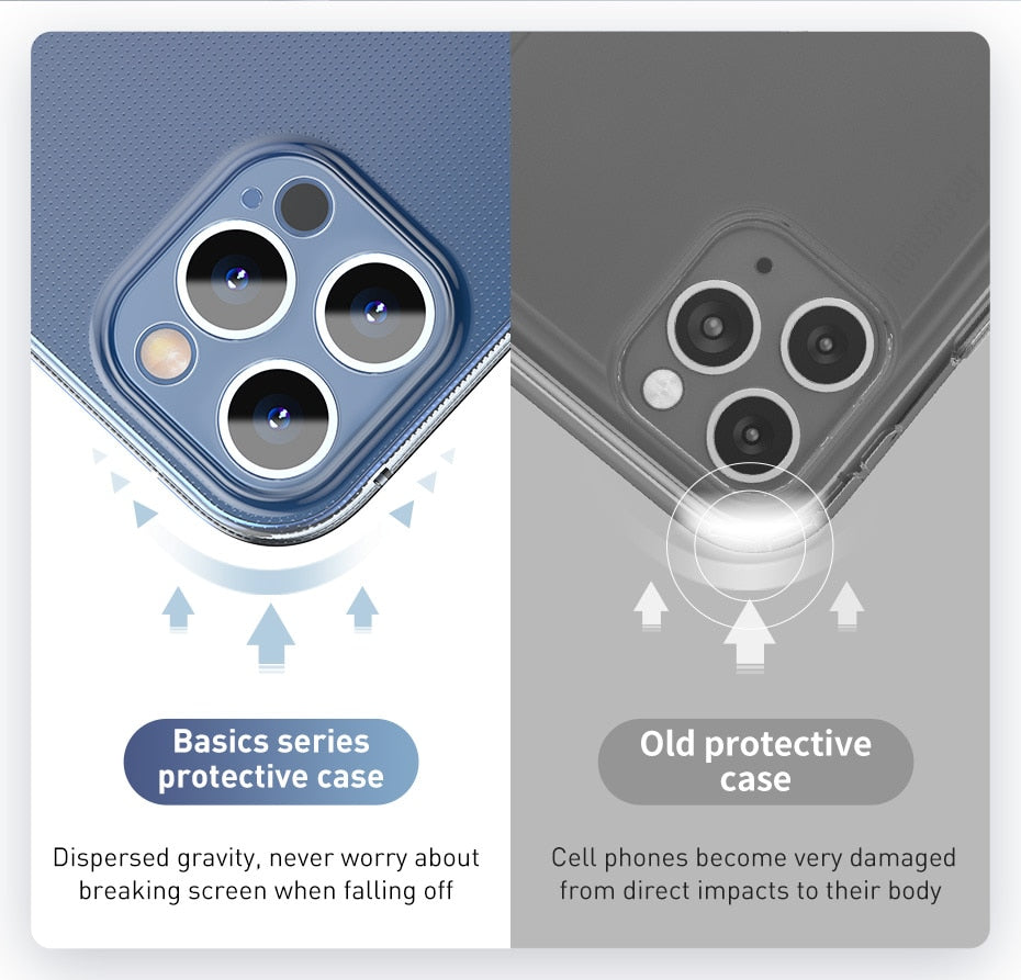 Phone Case For iPhone 12 11 13 Pro Max Mini Back Case Full Lens Protection Cover For iPhone 14 13 Transparent Case Cover The Clothing Company Sydney