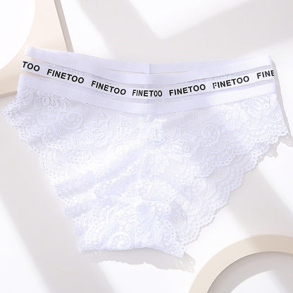 Women's Lingerie Lace Panties Underwear Floral Perspetive Panties Lace Panty Mesh Waist Seamless Briefs The Clothing Company Sydney