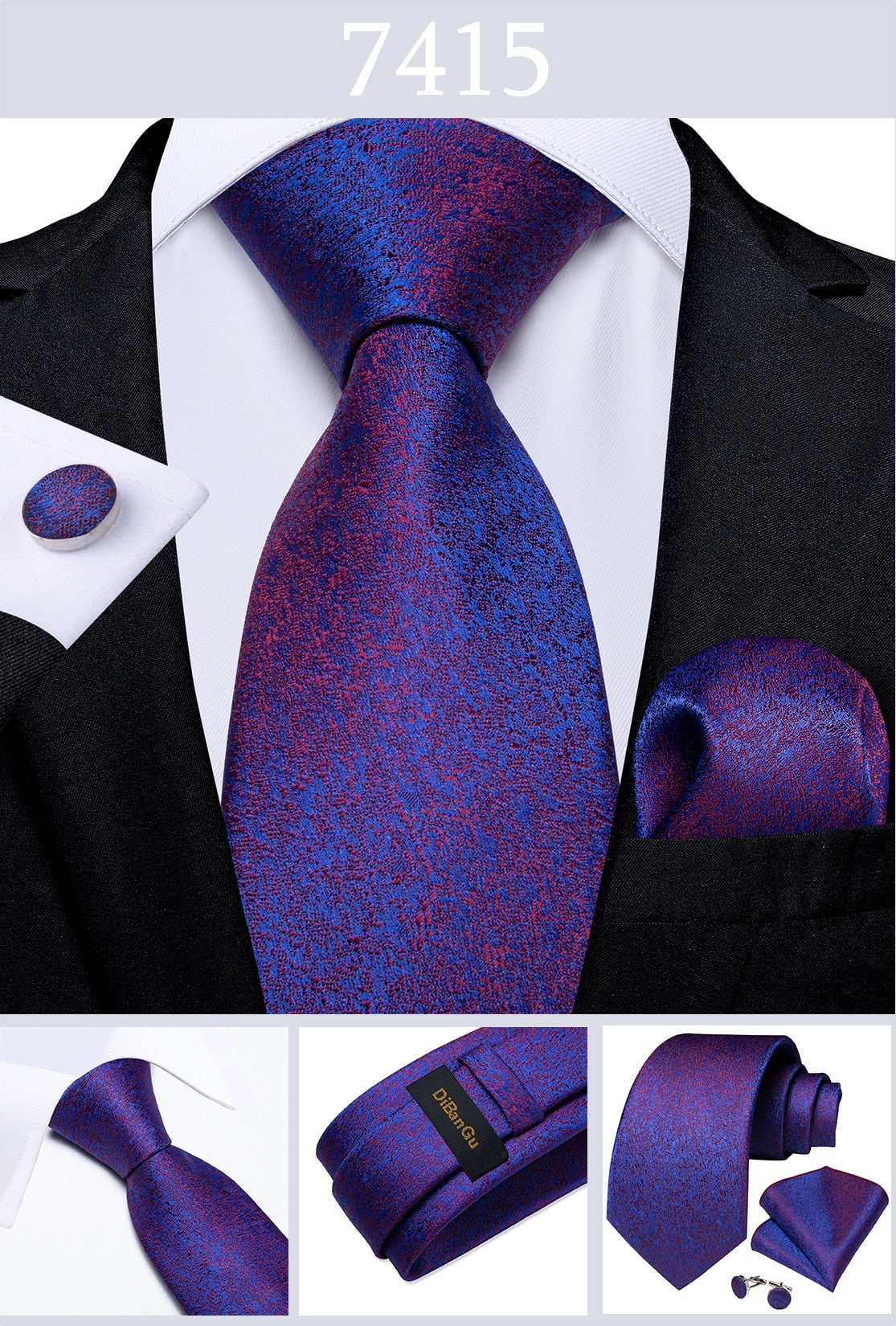 Men Purple Floral Paisley Necktie Business Formal 100% Silk Tie Pocket Square Set For Wedding Party The Clothing Company Sydney